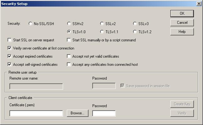 Security Setup - SSH/SSL